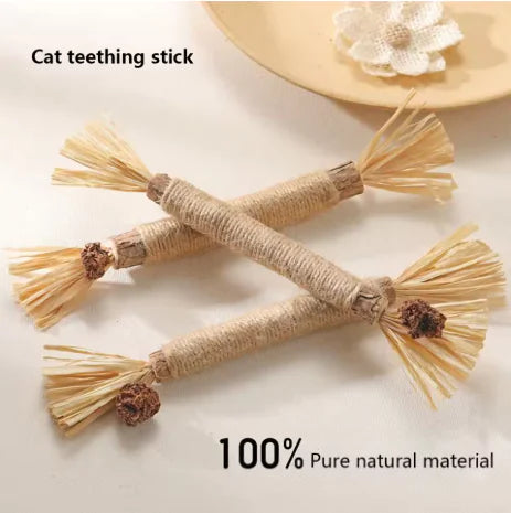 Polygonum Molar Cat Toy Stick - Natural Dental Chew