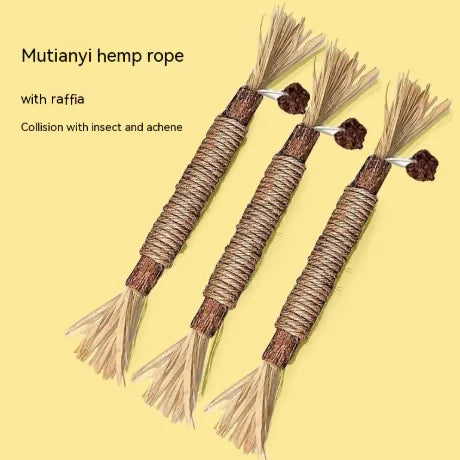 Polygonum Molar Cat Toy Stick - Natural Dental Chew